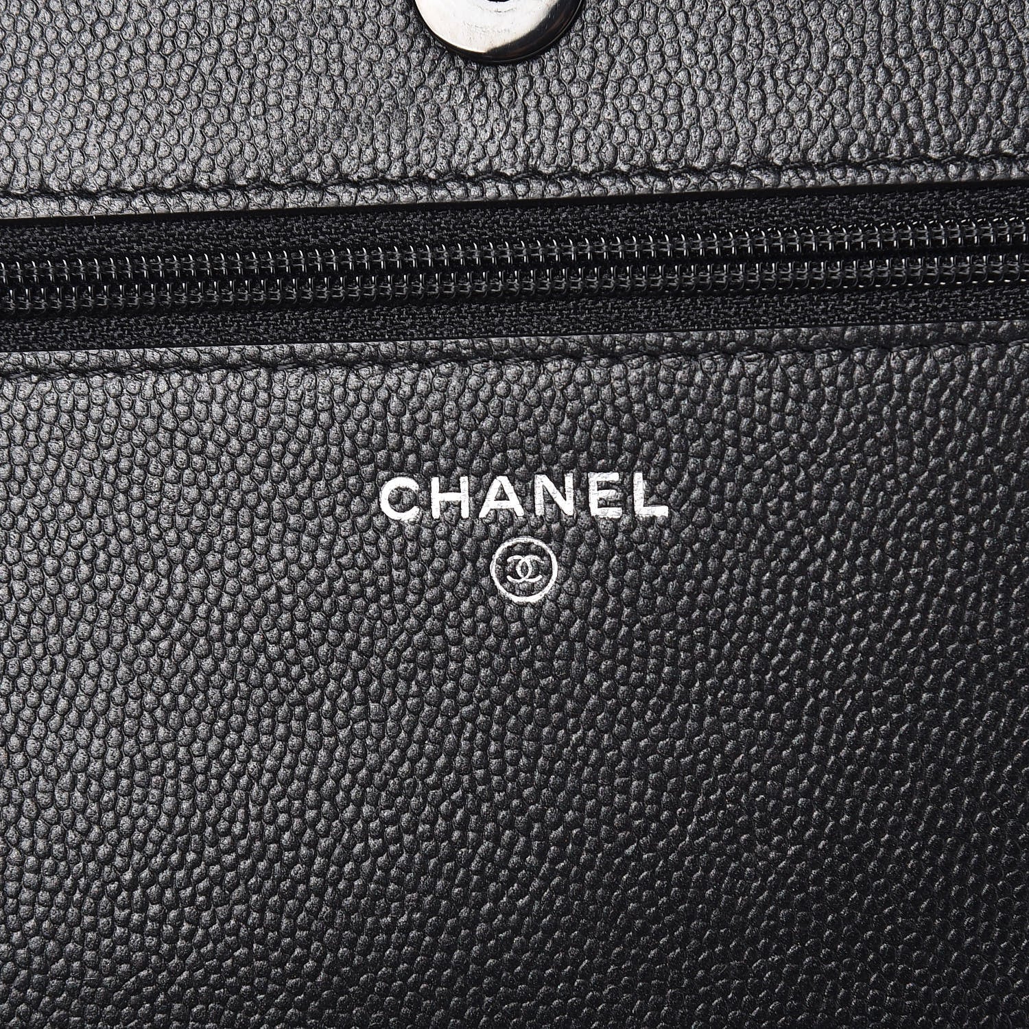 Chanel Caviar Quilted Boy Wallet On Chain WOC So Black 6 of 14