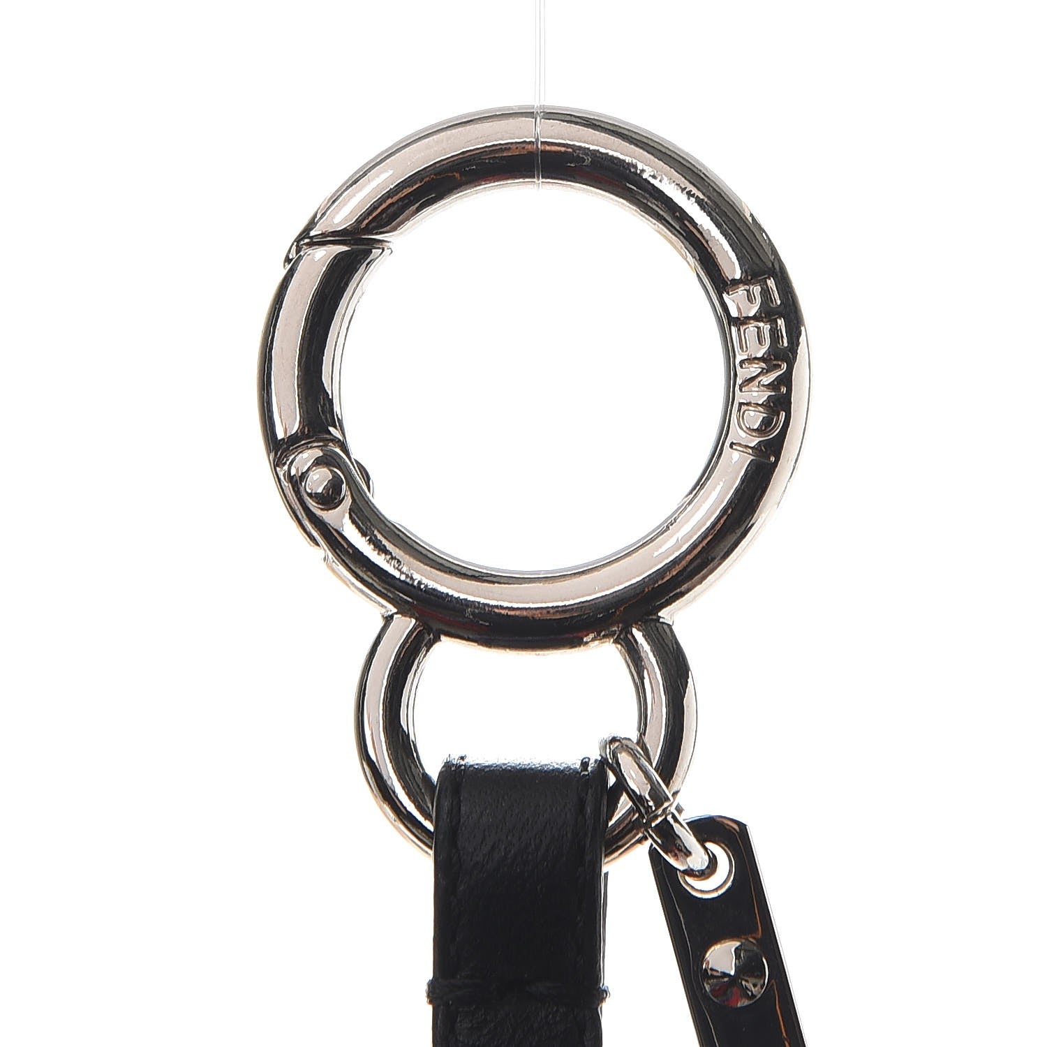 Fendi Mink Goat Fur QuTweet Funkyfur Bag Bug Charm Pimento Black Multicolor 3 of 6