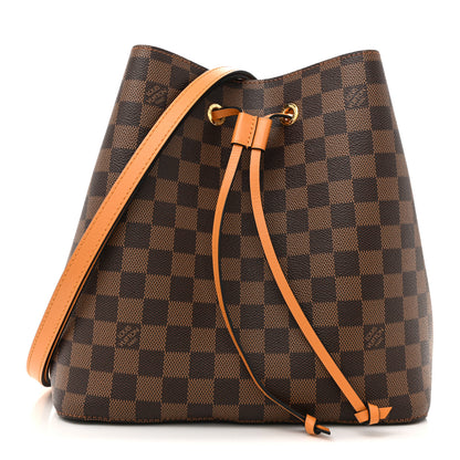 Louis Vuitton Damier Ebene Neonoe MM Safran 1 of 11