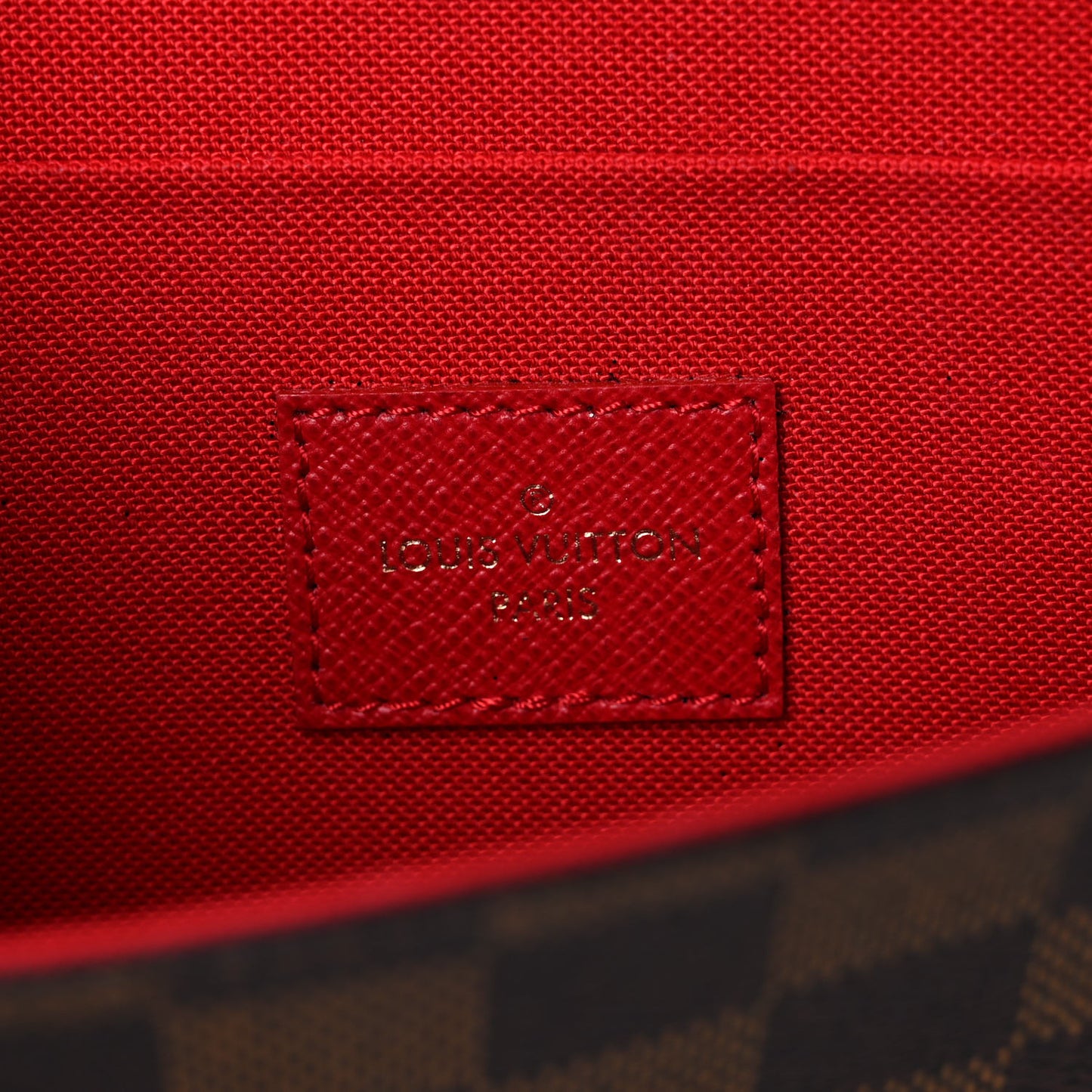 Damier Ebene Pochette Felicie Chain Wallet