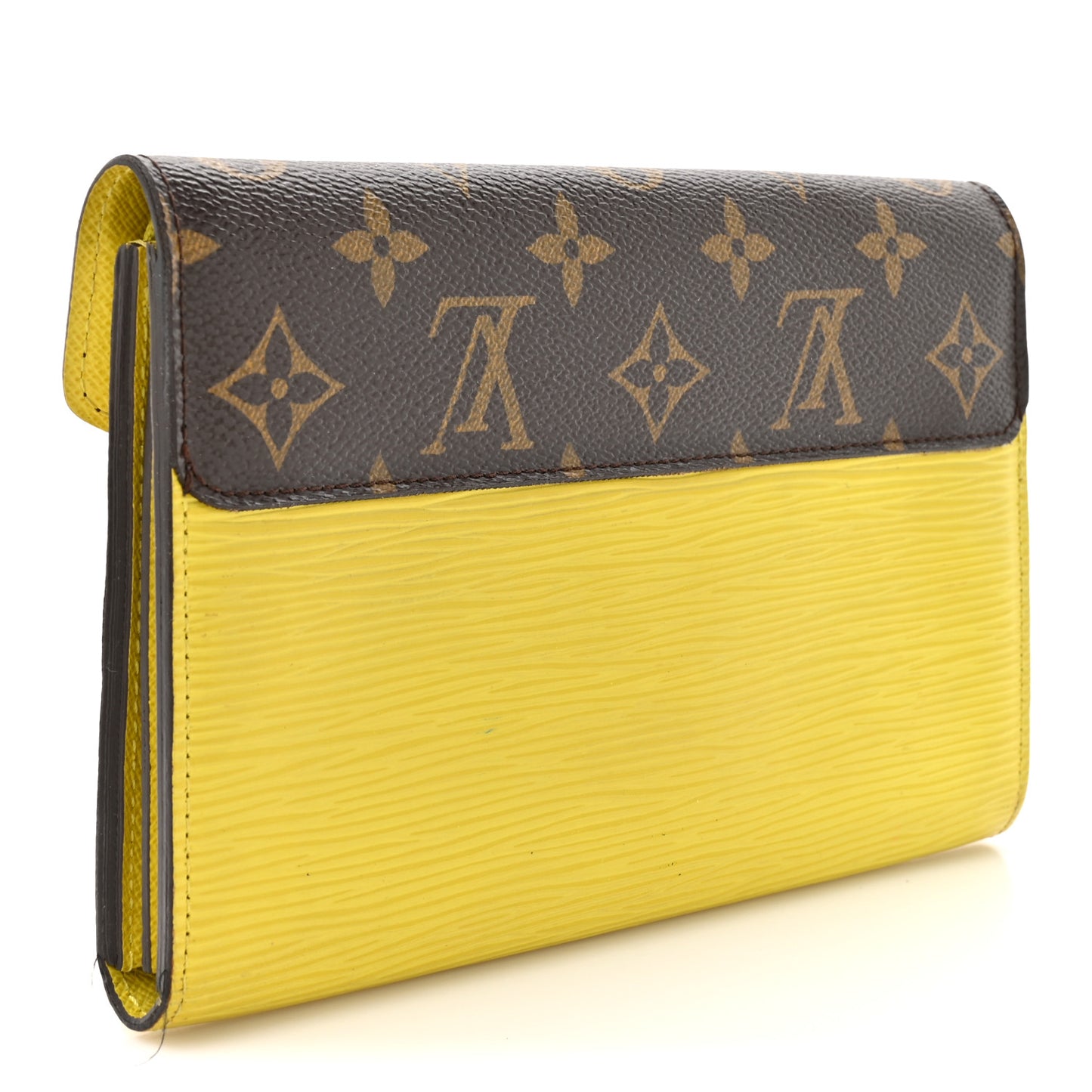 Epi Monogram Marie Rose Wallet Pistache