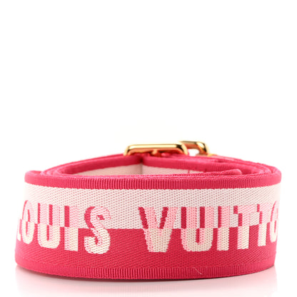 Louis Vuitton Jacquard Speedy Bandouliere 20 Shoulder Strap Fuchsia 2 of 3