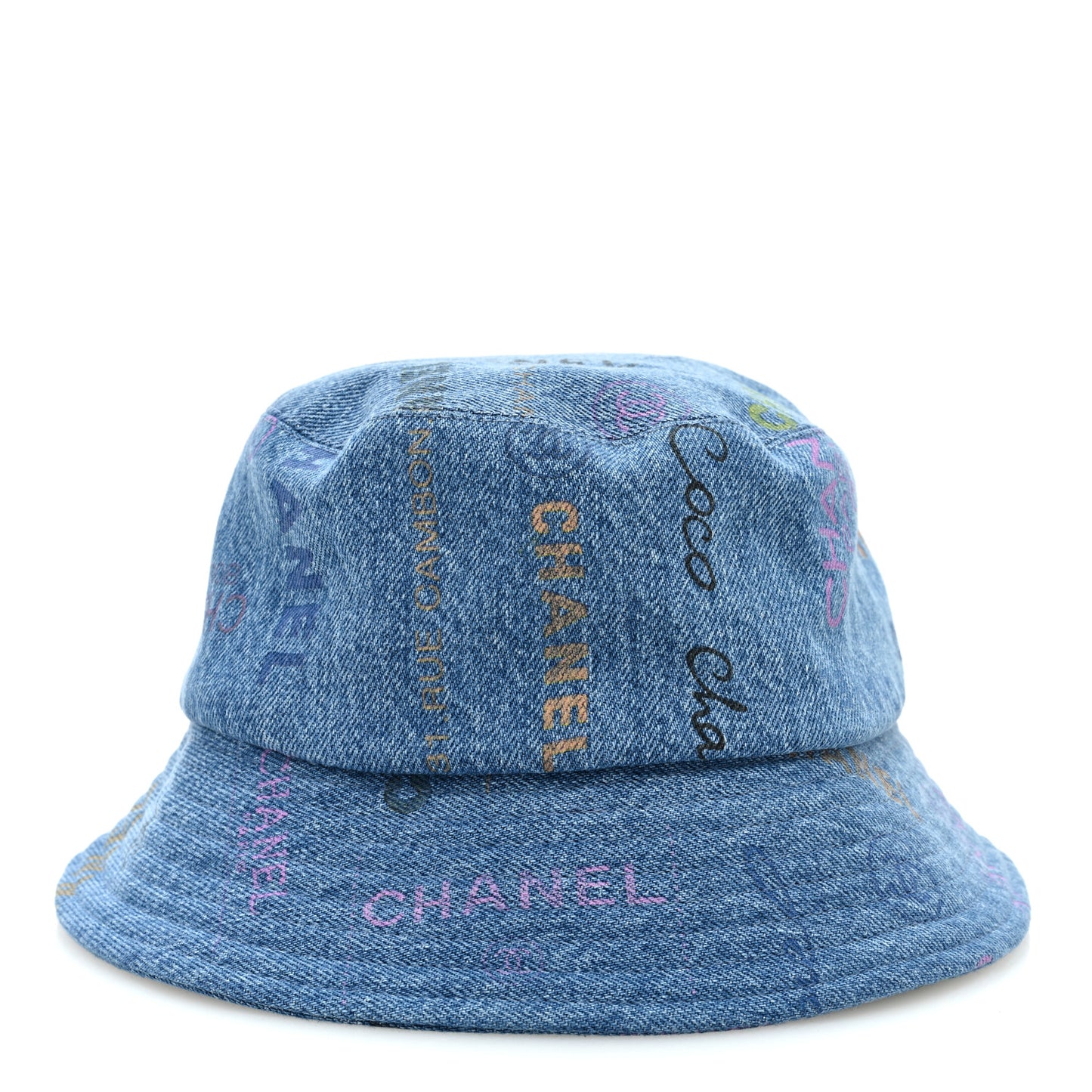 Denim Mood Cloche Bucket Hat M Blue