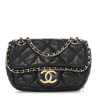 Chanel Calfskin Mini Chain Me Flap Black 1 of 10