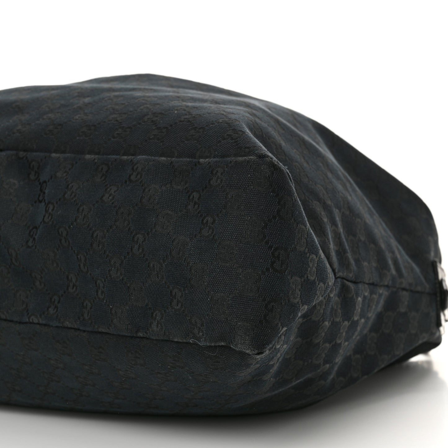 Monogram Large Horsebit Chain Hobo Black