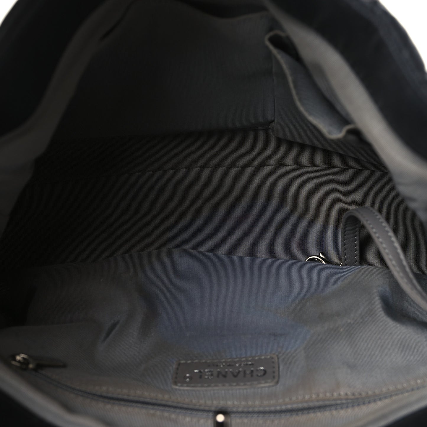 Nylon Quilted Tweed Stitch Bubble Tote Black