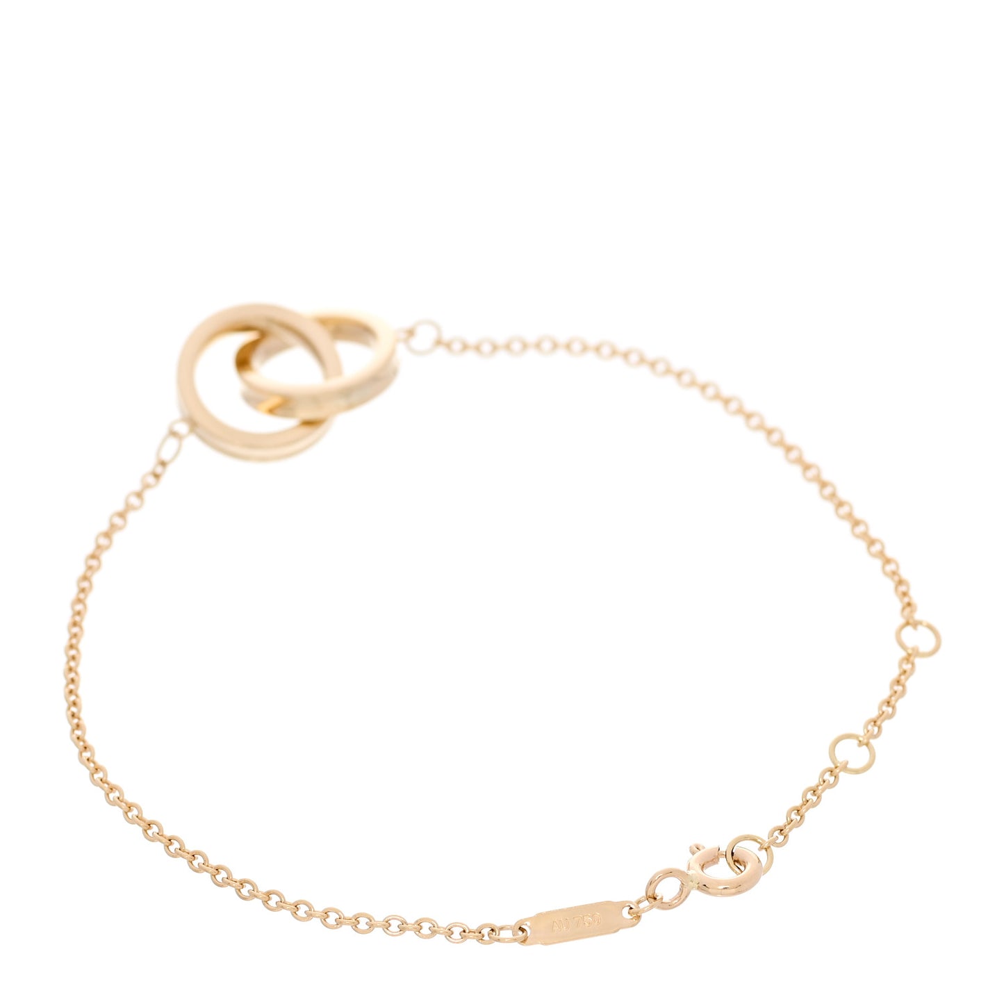 18K Yellow Gold 1837 Interlocking Circles Bracelet
