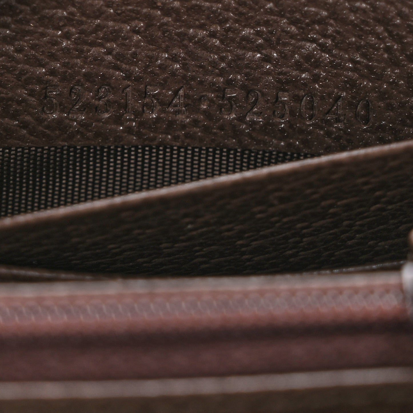 GG Supreme Monogram Web Ophidia Zip Around Wallet Brown