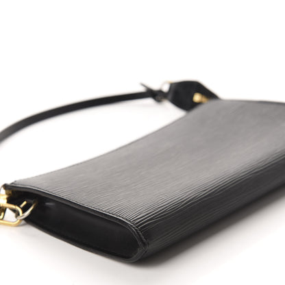 Louis Vuitton Epi Pochette Accessories 24 Black 6 of 11