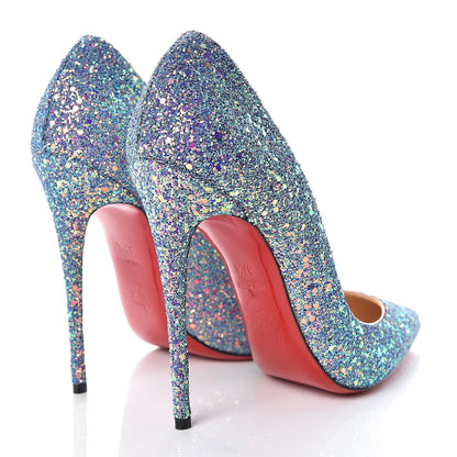 Christian Louboutin Glitter So Kate Dragonfly 120 Pumps 37.5 China Blue 4 of 11