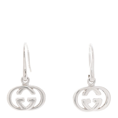 Gucci Sterling Silver Britt Drop Earrings 1 of 6