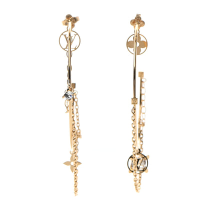 Louis Vuitton Metal Roman Holidays Hoop Earrings Gold 1 of 7