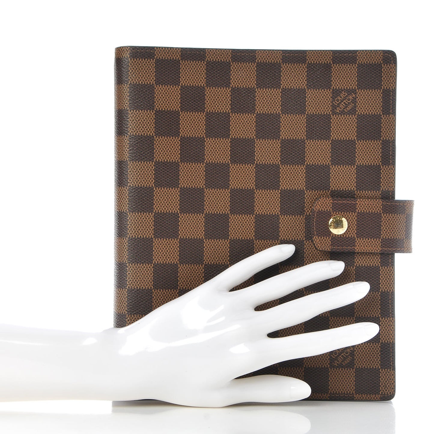 Damier Ebene Large Ring Agenda Cover
