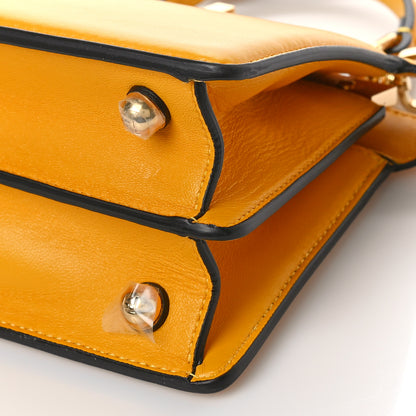 Fendi Shiny Nappa Petite Peekaboo I SEE U Satchel Mimosa 8 of 8