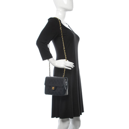 Chanel Lambskin Quilted Small Flap Navy 2 of 10