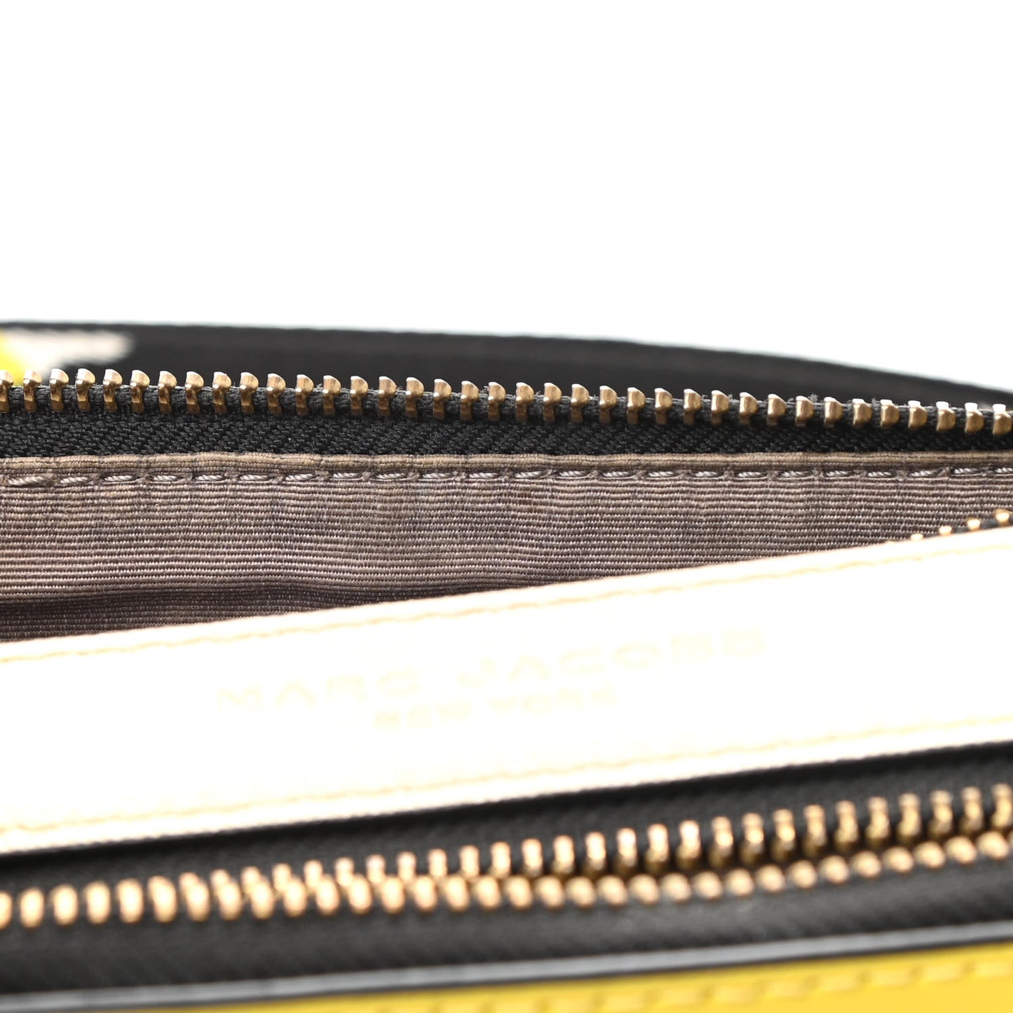 Saffiano Small Snapshot Camera Bag Yellow