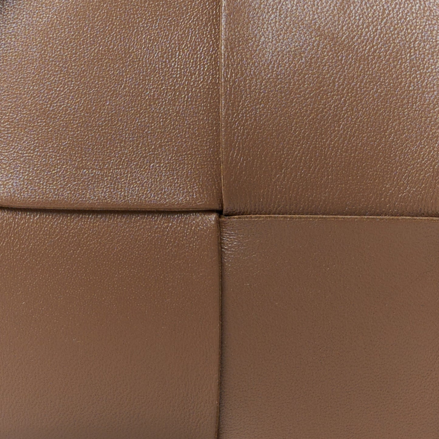 Lambskin Maxi Intreccio Cassette Phone Pouch Crossbody Bag Marrone
