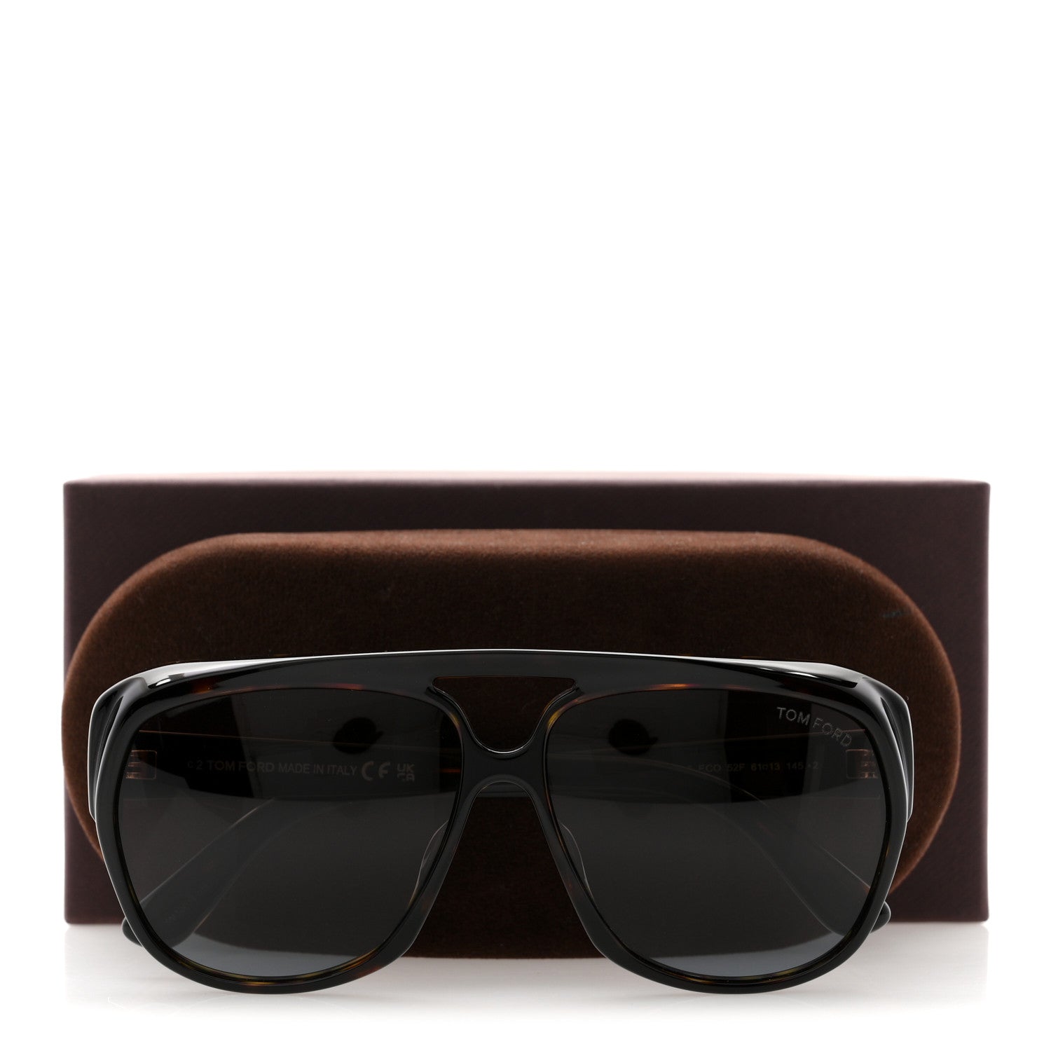 Tom Ford Jayden Aviator Polarized Sunglasses TF1103 Tortoise 8 of 8