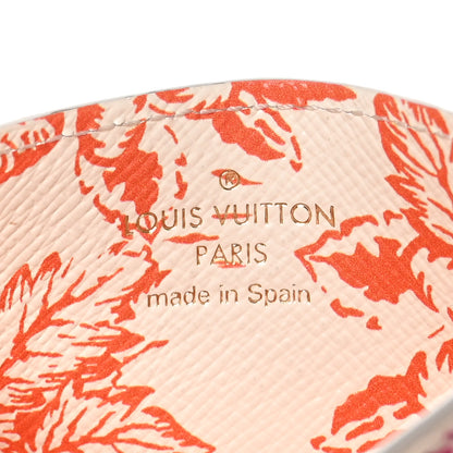 Louis Vuitton Monogram Tiles By The Pool Card Holder Coral 6 of 6