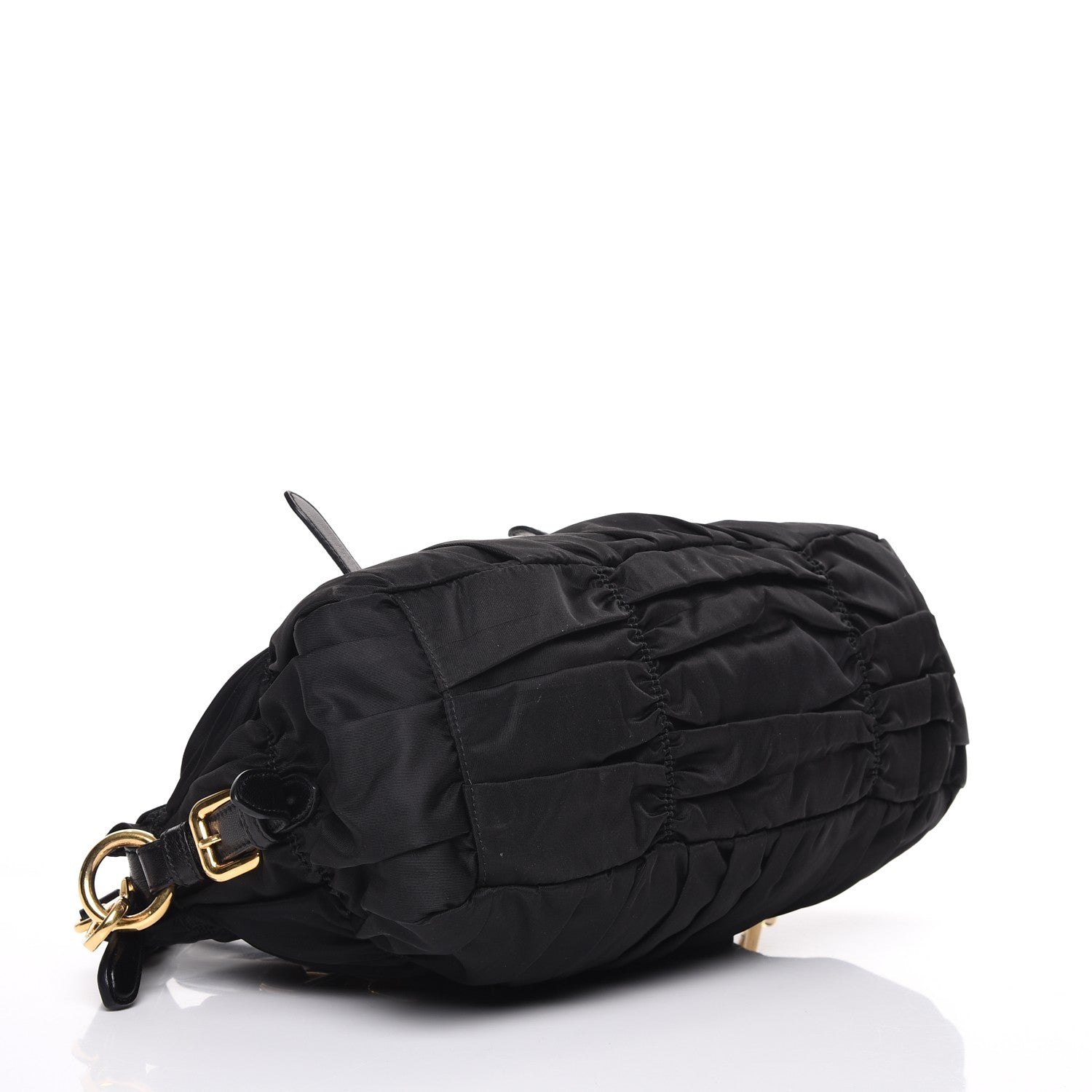 Prada Tessuto Nylon Gaufre Shopping Satchel Black 6 of 12
