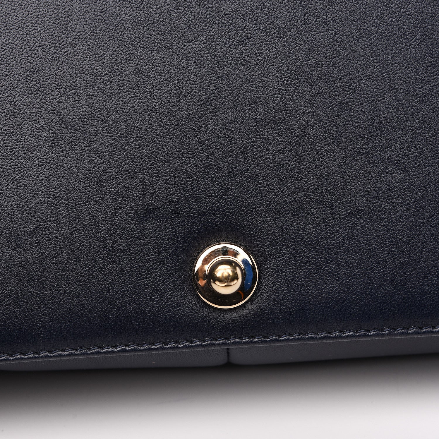 Chanel Lambskin Chain Quilted Medium Boy Flap Navy 15 of 15