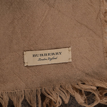 Burberry Merino Wool House Check Scarf Brown 3 of 4
