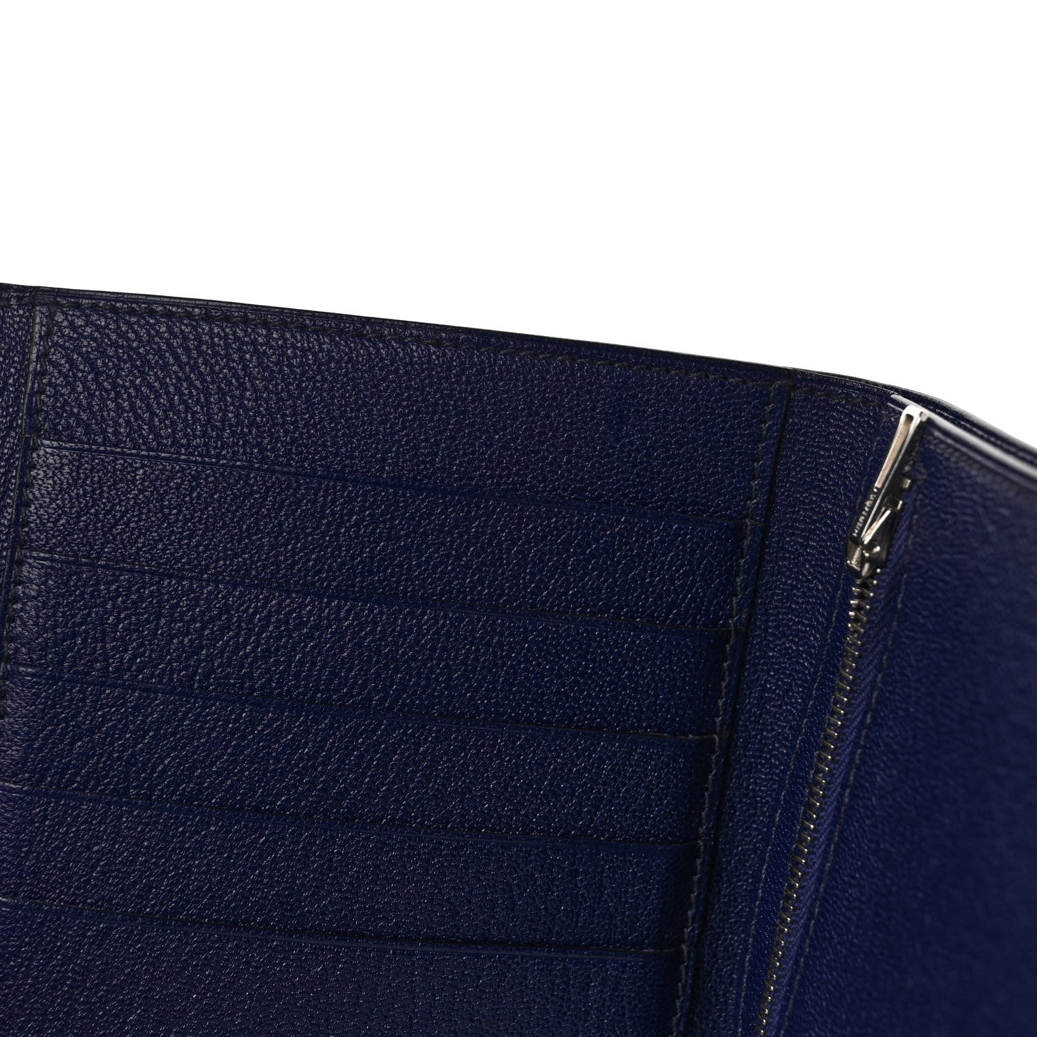 Hermes Chevre Mysore Clic 12 Wallet Bleu Electrique 7 of 8
