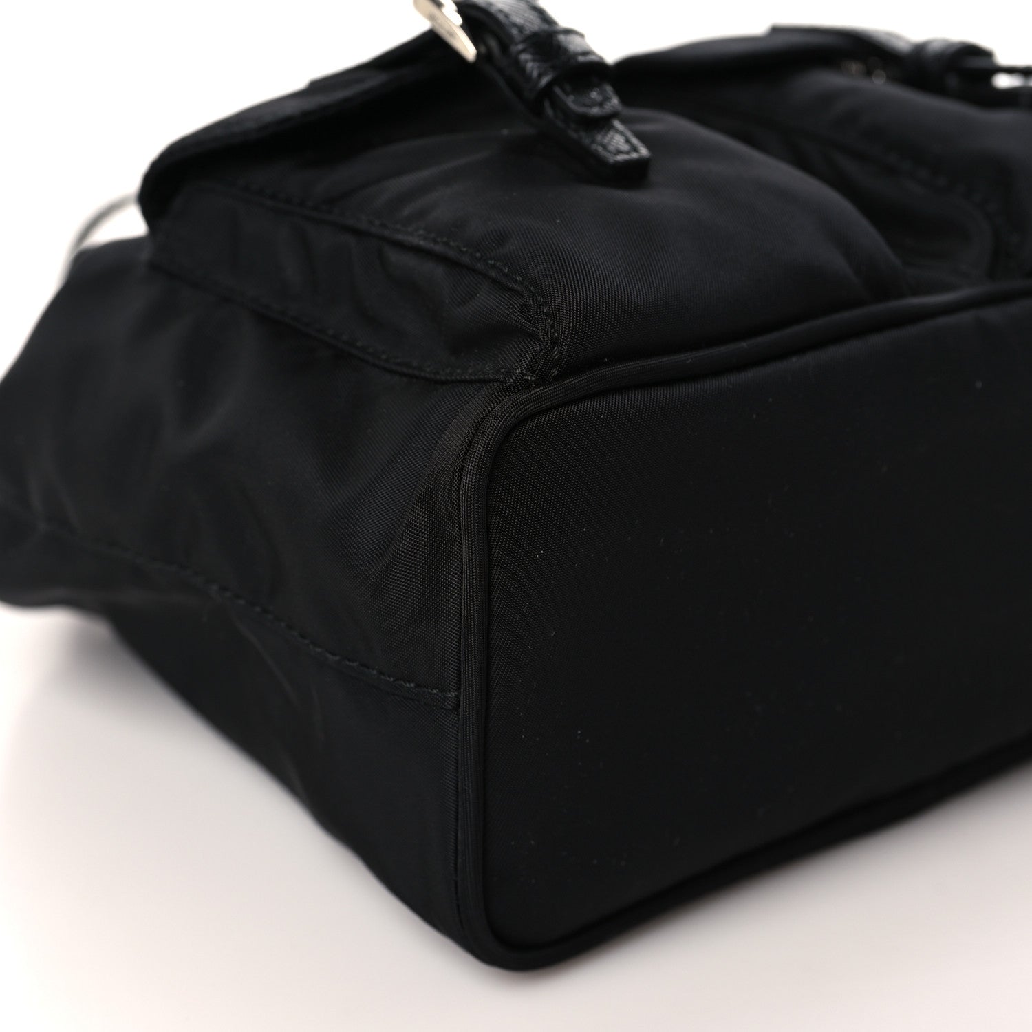 Prada Nylon Vela Mini Crossbody Backpack Black 7 of 8