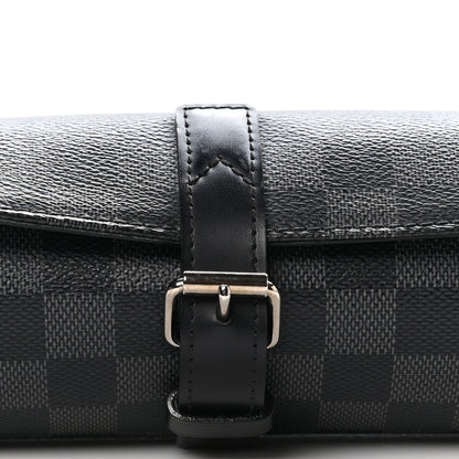 Louis Vuitton Damier Graphite 3 Watch Travel Case 8 of 10