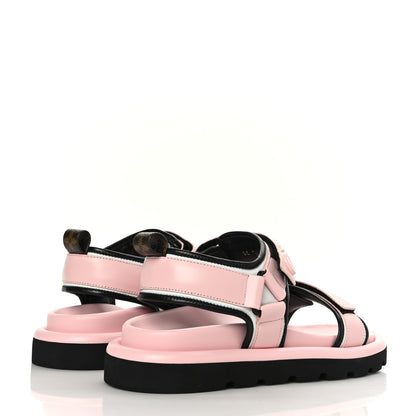 Louis Vuitton Calfskin Pool Pillow Flat Comfort Sandals 40 Rose Clair Pink 4 of 8