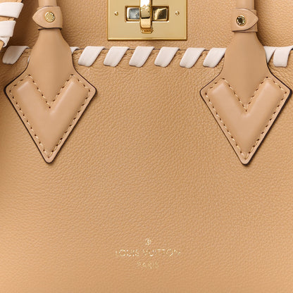 Louis Vuitton Calfskin Mahina Braided On My Side PM Arizona Brown 10 of 13