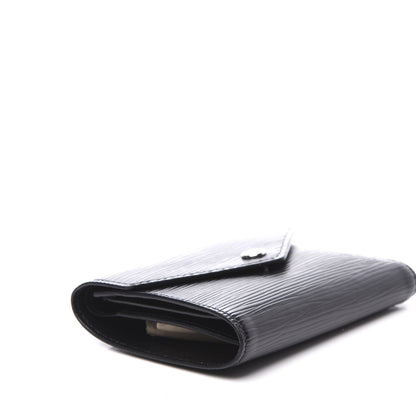 Louis Vuitton Epi Victorine Wallet Black 7 of 9
