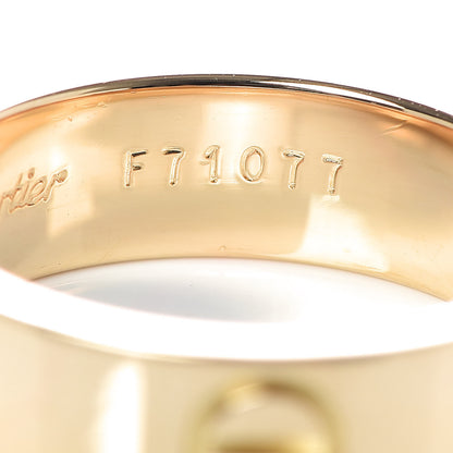 Cartier 18K Yellow Gold 5.5mm LOVE Ring 52 6 6 of 7