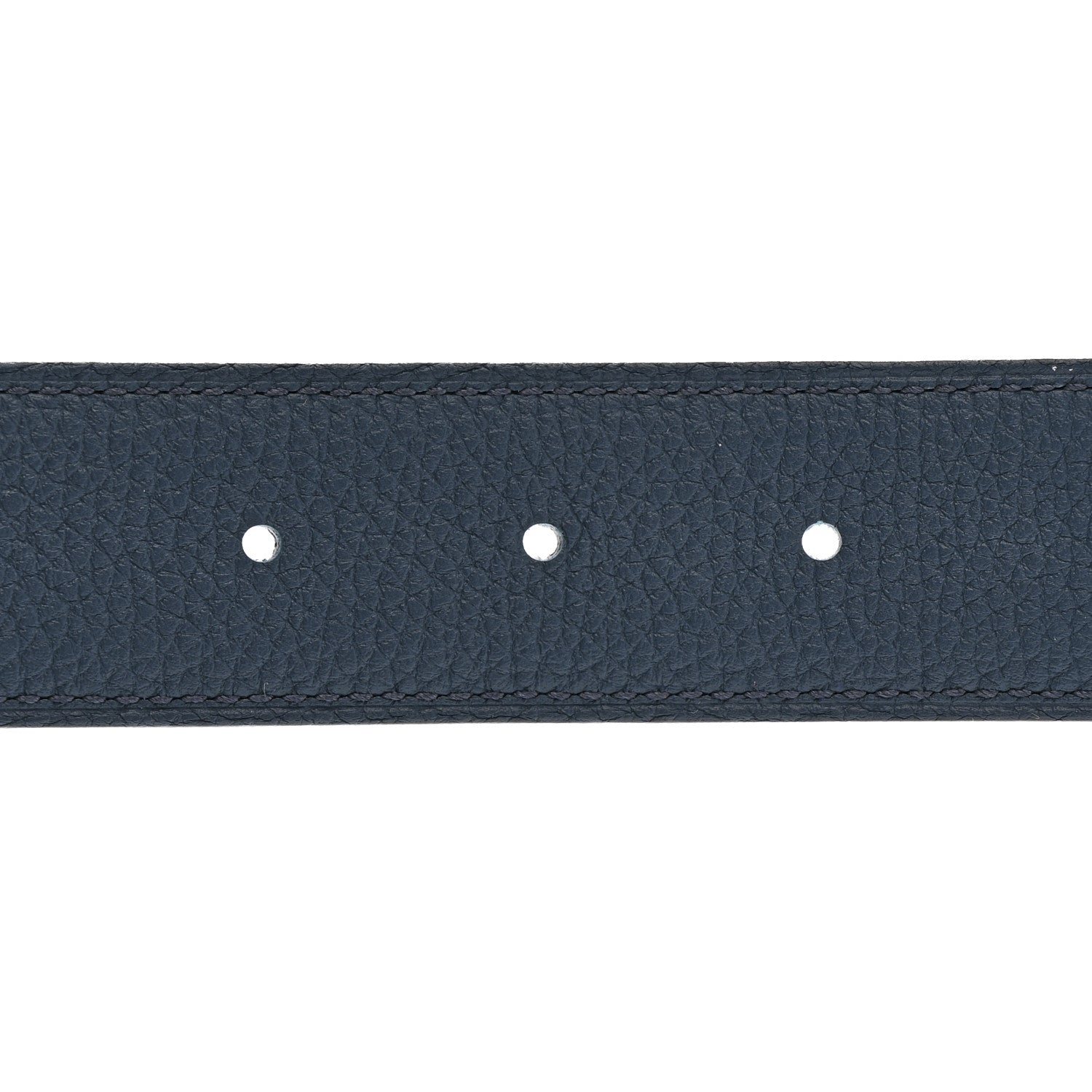 Hermes Box Togo 32mm Au Carre H Belt 85 34 Black Bleu de Prusse 6 of 8