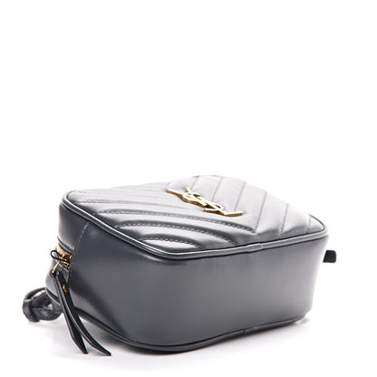Saint Laurent Calfskin Matelasse Monogram Lou Belt Bag Smog 3 of 10