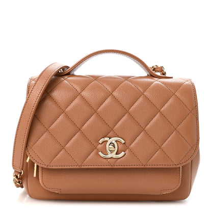 Chanel Caviar Quilted Medium Business Affinity Flap Brown 1 of 12