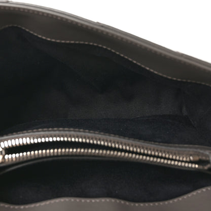 Saint Laurent Calfskin Y Quilted Monogram Small Loulou Chain Satchel Earth 6 of 11