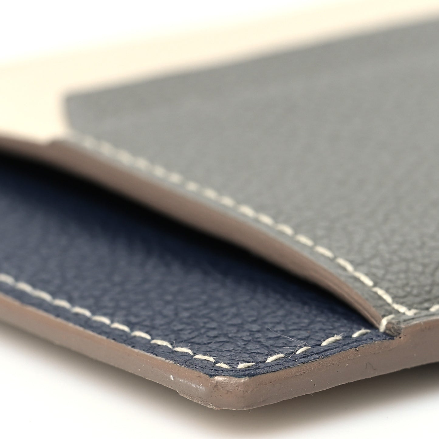 Everloco City 8CC Colorblock Card Holder Gris Meyer Beton Blue Nuit