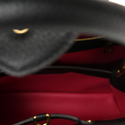 Louis Vuitton Taurillon Capucines BB Black 5 of 9