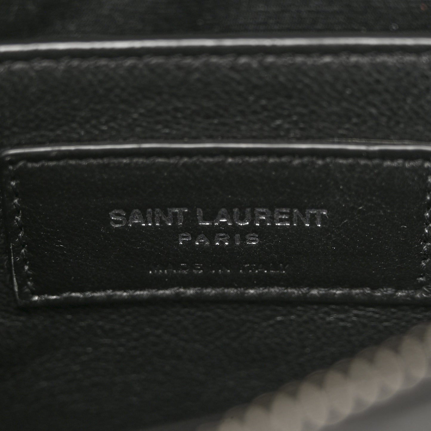 Calfskin Y Quilted Monogram Small Loulou Chain Satchel Black