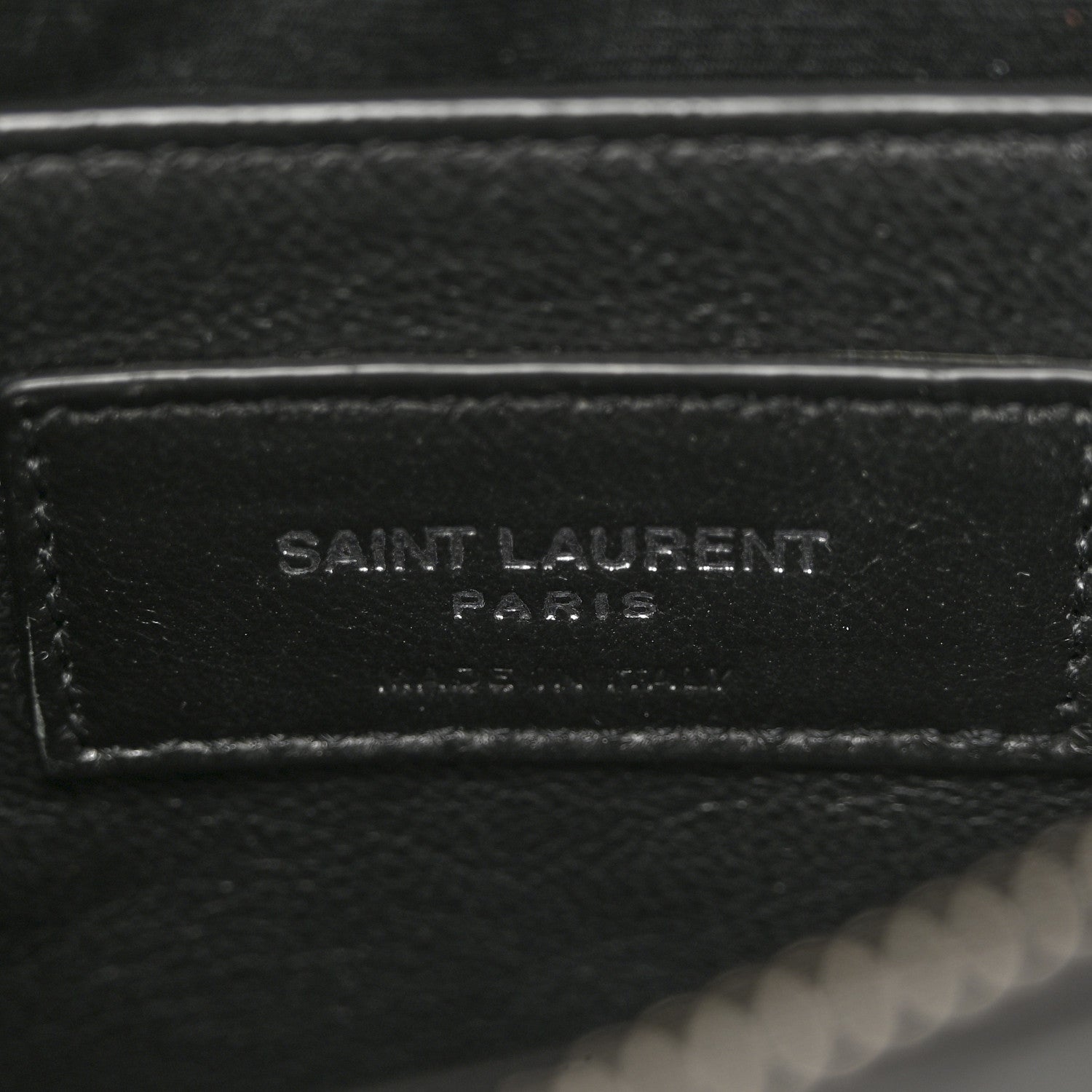 Saint Laurent Calfskin Y Quilted Monogram Small Loulou Chain Satchel Black 6 of 12