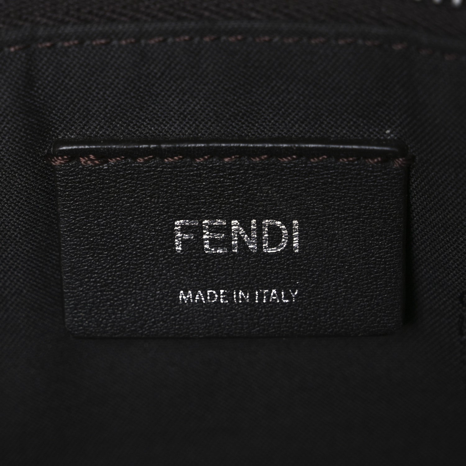 Fendi Vitello King Logo Embossed Medium By The Way Boston Bag Cuoio 6 of 10