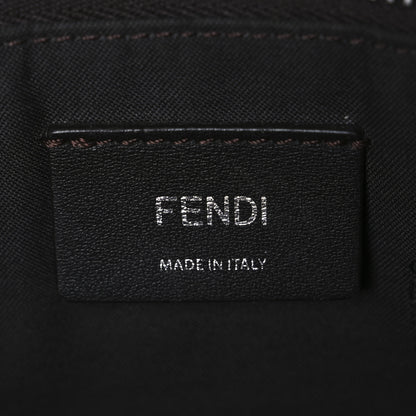 Fendi Vitello King Logo Embossed Medium By The Way Boston Bag Cuoio 6 of 10