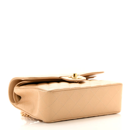 Chanel Caviar Quilted Small Double Flap Beige 4 of 13