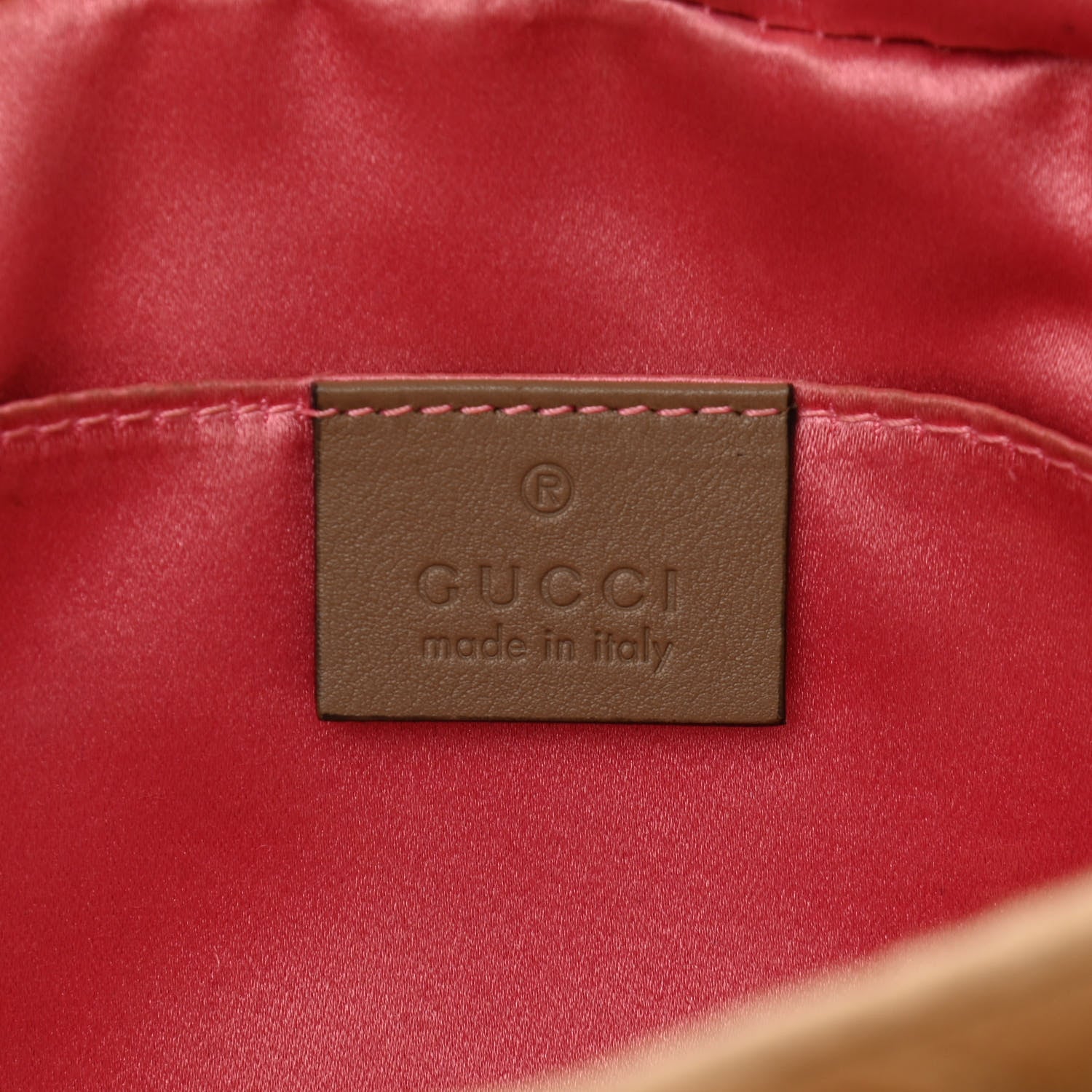 Gucci Velvet Matelasse Small GG Marmont Chain Shoulder Bag Taupe 6 of 11