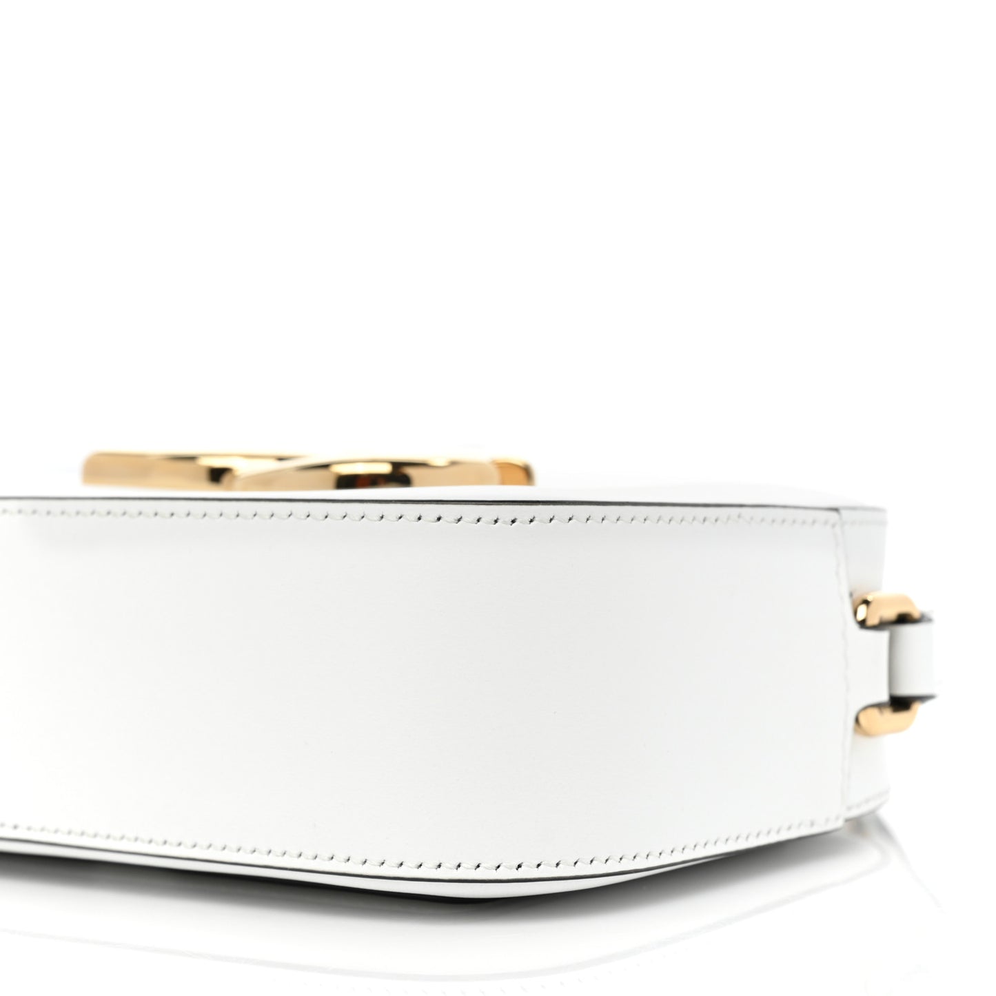 Calfskin Hot Stuff DG Logo 3.5 Crossbody Bag White