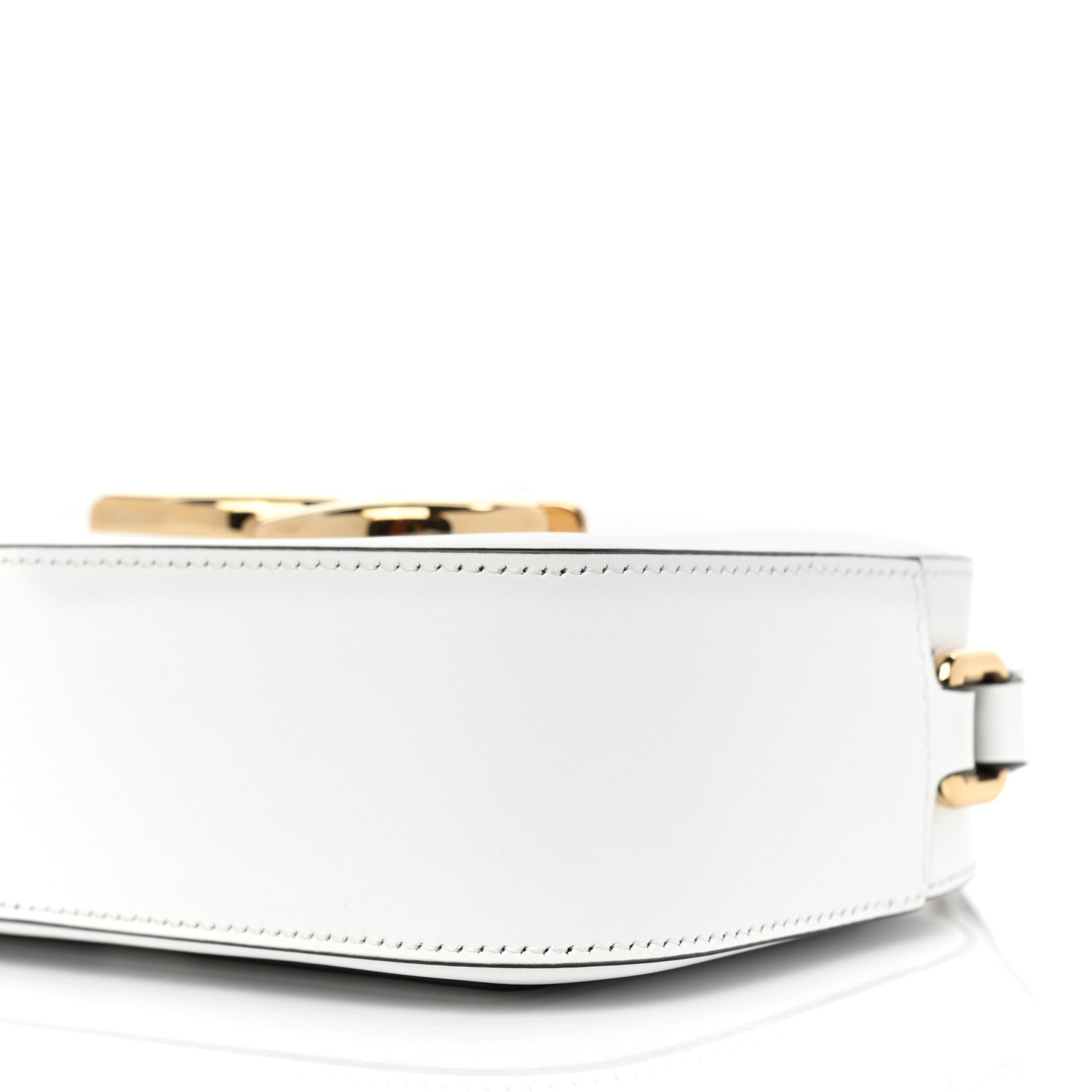 Dolce & Gabbana Calfskin Hot Stuff DG Logo 3.5 Crossbody Bag White 7 of 12