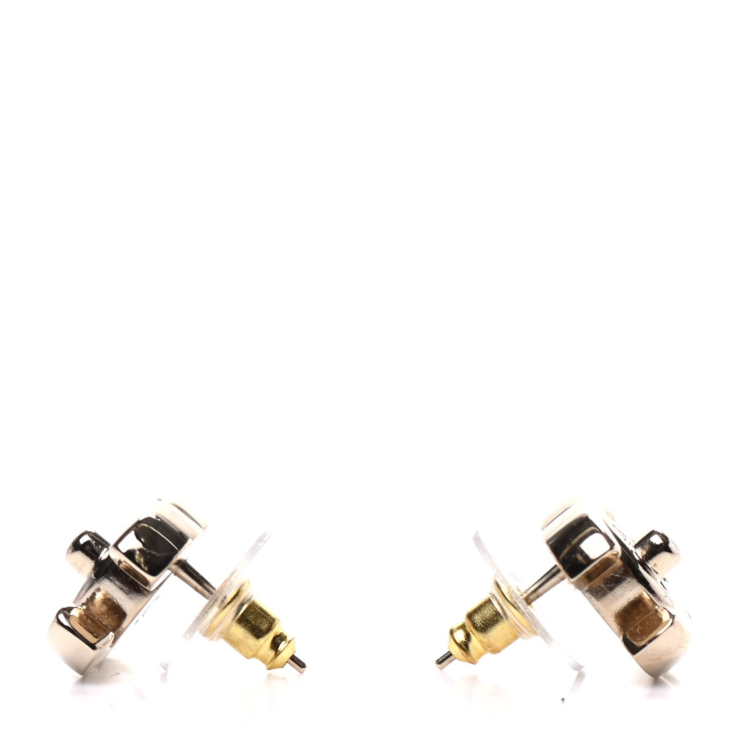 Chanel CC Turnlock Earrings Gold 3 of 5