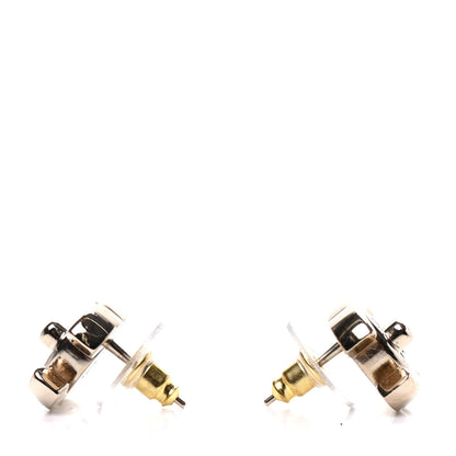 Chanel CC Turnlock Earrings Gold 3 of 5