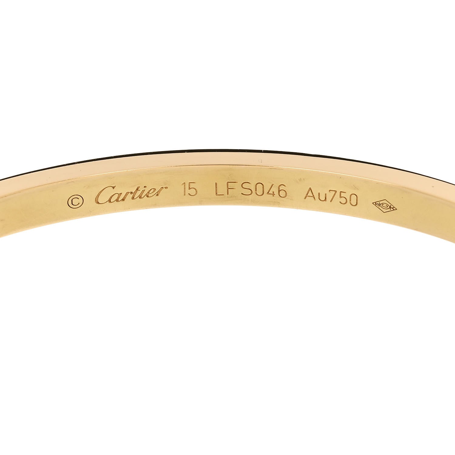 Cartier 18K Yellow Gold Small LOVE Bracelet 15 5 of 7